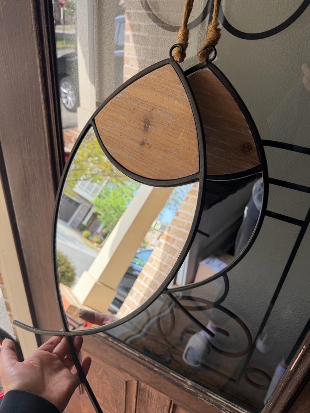 Set of 2 Fish-Shaped Wall Mirrors Coastal Farmhouse Decor